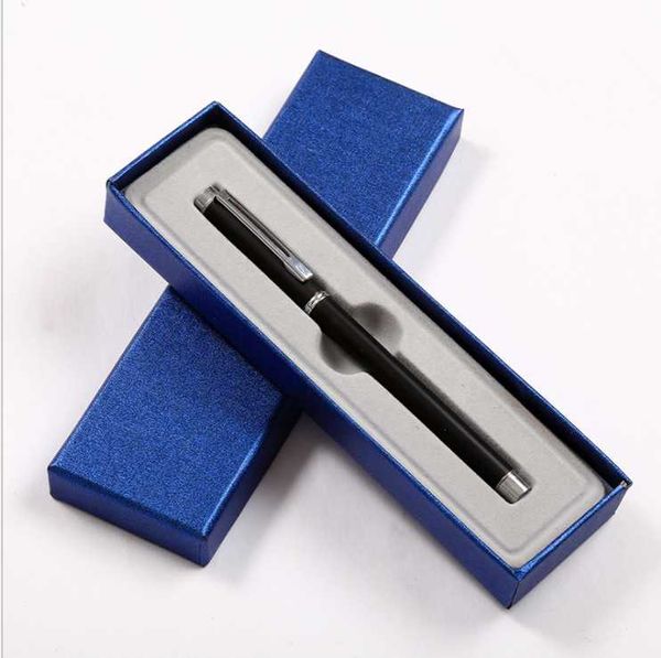 

gift wrap 18x5x2.5cm 15pcs thick paperboard pen box blue paper pencil packaging business