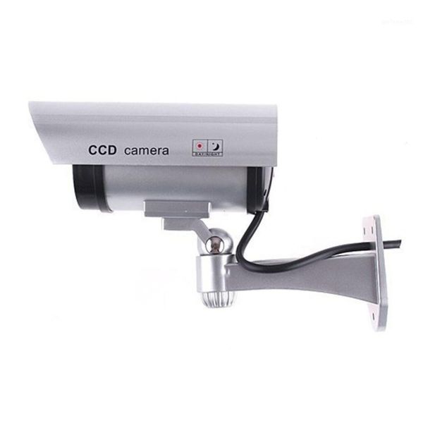 

cameras leshp ca-11 monitor security guard simulation surveillance camera outdoor indoor dummy ir with red flashing light1