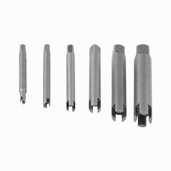 

6pcs/set new steel broken head taps remove stripped screw tap extractor drill bits set home accessories tools