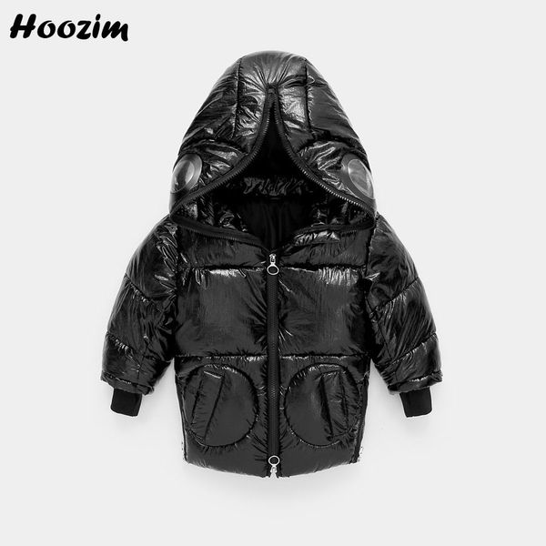 

minimalist monster jacket for boys 3-9 year fashion black hooded parka children winter coat for girls high street kids outerwear 0927, Blue;gray