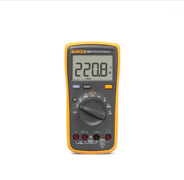 

fiber optic equipment fluke 15b+ digital multimeter auto range 4000 counts ac/dc voltage current resistance meter capacitance frequency test