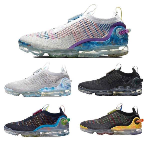 

new vapour 2020 men wmns shock racer shoes for fashion flyknitns casual flyknis shoes maxes sports sneakers trainers 36-4, Black