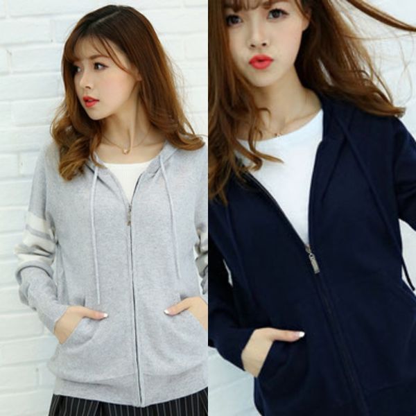 

3ytcm new wear wearcoat coat wear style and women's knitted sweater in autumn winter 2020korean versionwith loose of knitted cardigan w, White;black