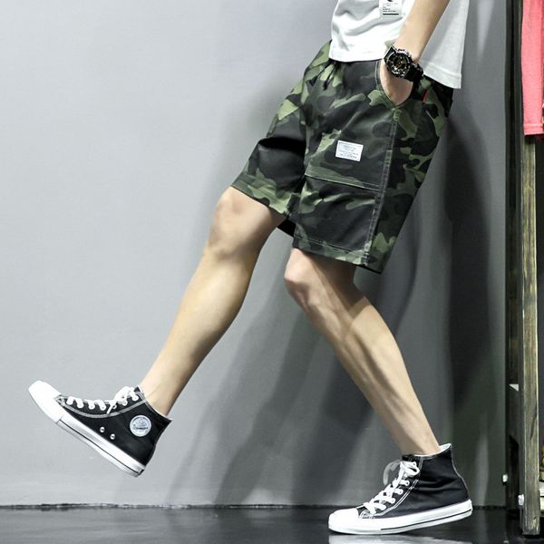 

shorts men's 2020 summer new korean large underpants, capris, loose fashion brand, casual wear, White;black