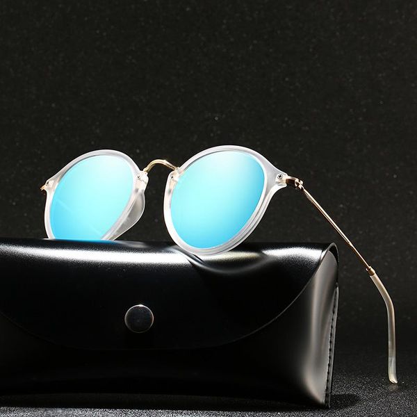 

with case polaroid sunglasses round vintage sun glasses sunglases polarized sunglasses retro for women men, White;black