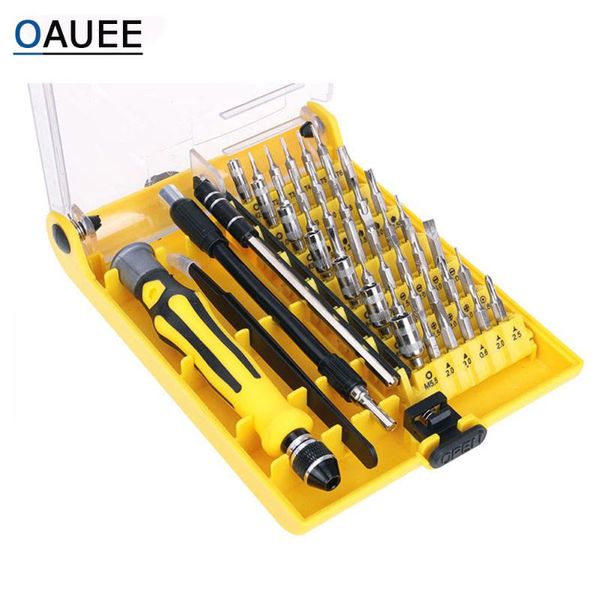 

new 46 in 1 magnetic screwdriver set precision screw driver repair tools screwdrivers for phone pc with tweezer or flexible rod