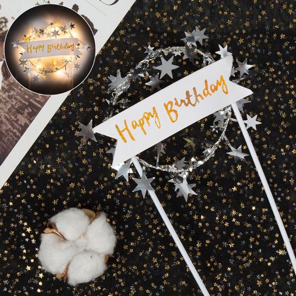 

other festive & party supplies flag festival stars garland happy birthday ornaments cake er baby shower decorations for kids romanti