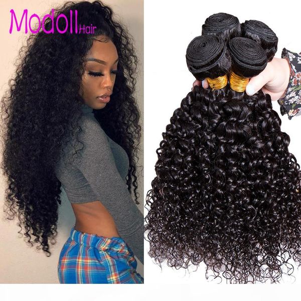 

mongolian afro kinky curly hair bundles 100% human hair bundles 4 or 3 bundles deal curly remy hair weave, Black