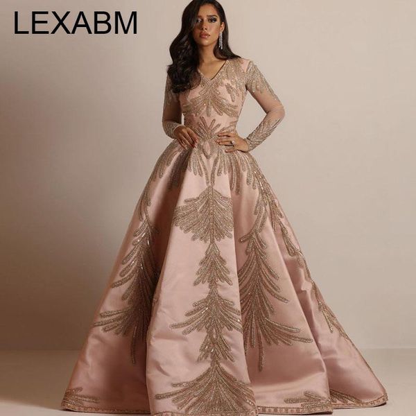 

sequins prom evening party dress women wedding maxi dress v neck long sleeve big swing long robe nightclub vestidos 2021, Black;gray