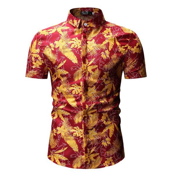 

men's casual shirts mens beach hawaiian shirt 2021 brand short sleeve men plus size floral male holiday vacation camisas xxxl, White;black