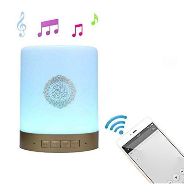 

muslim quran wireless speaker colorful led night light lamp speaker koran koran quran islam muslim stereo mp3 player