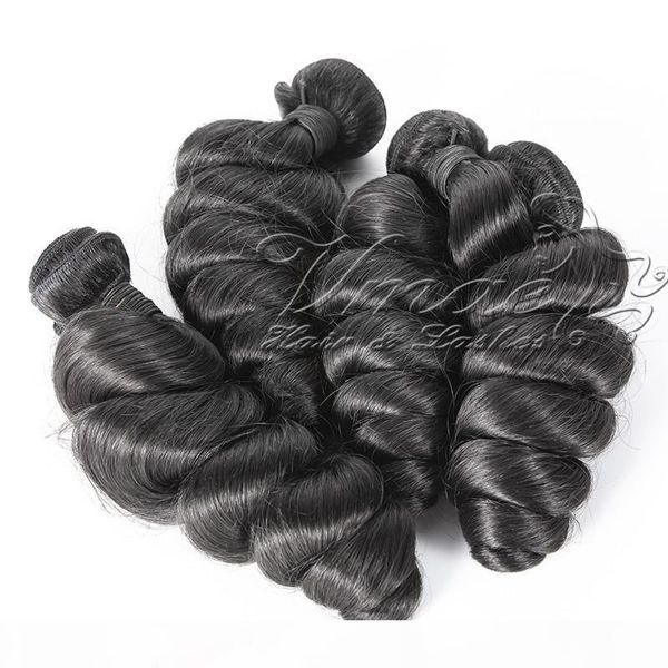 

3pcs lot funmi spring curly hair human hair weaves bundles romance brazilian virgin bouncy curly hair extensions, Black