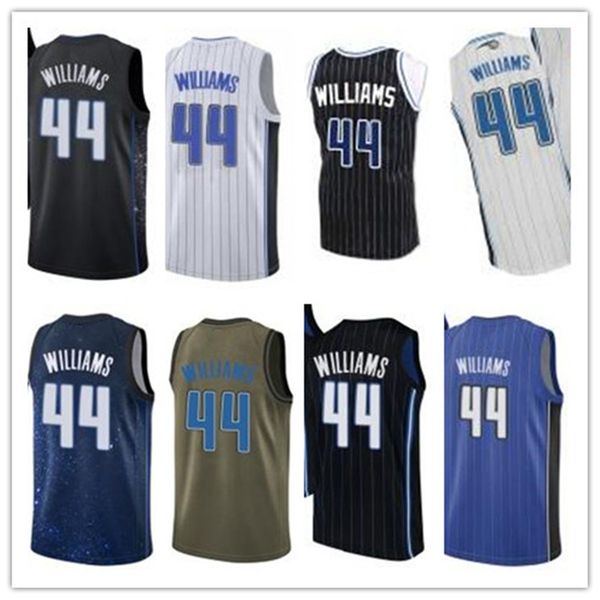 

custom 2020 style jerseys black white green grey army green 44 jason williams basketball jersey, Black;red