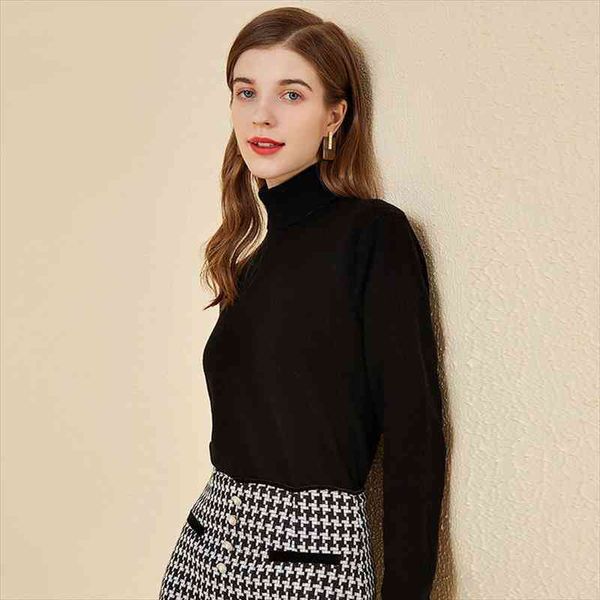 

wool women sweaters turtleneck cashmere sweater long sleeve loose casual basic autumn winter soft pullover jumper, White;black