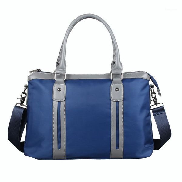 

casual business briefcase computer bag waterproof canvas lightweight file handbag1