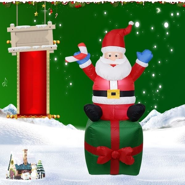 

5erwk inflatable santa claus lighting model gas model inflation layout props inflatable santa claus lighting gas decorationinflatableprop de