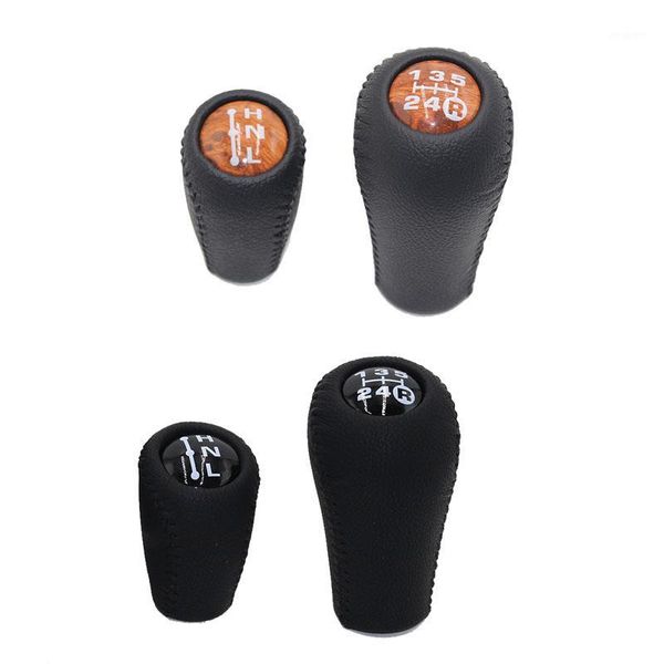 

shift knob abs+leather car styling 5 speed manual transmission+transfer gear for prado lc120 land cruiser 03-091