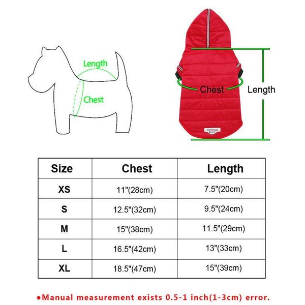 

dog clothes winter warm pet dog jacket coat puppy chihuahua clothing hoodies for small medium dogs puppy yorkshire outf bbyroh