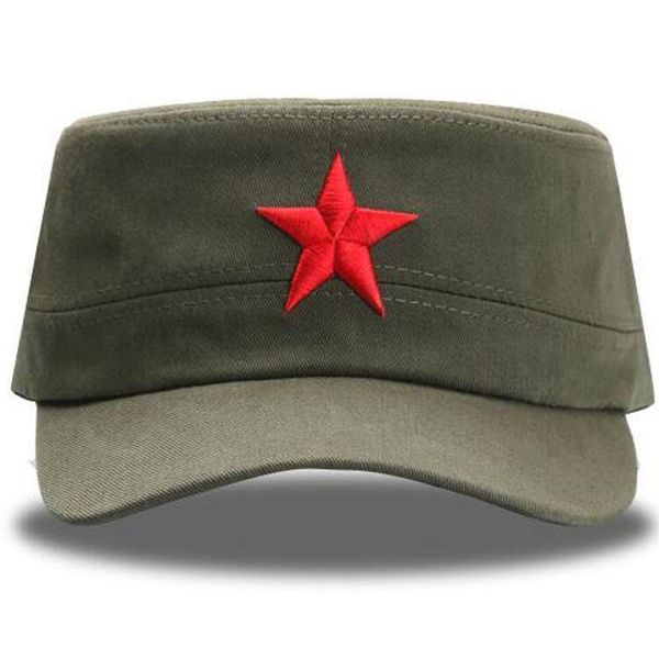 

2018 новые мужчины военные шляпы женщины хлопок плоский топ классический папа пять звездных планас оборованные зимние шляпы для мужчин усадк, Black;white