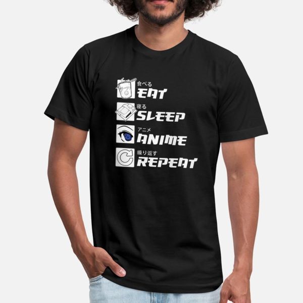 

anime manga otaku eat sleep anime repeat t shirt fun kawaii slim fit tracksuit hoodie sweatshirt