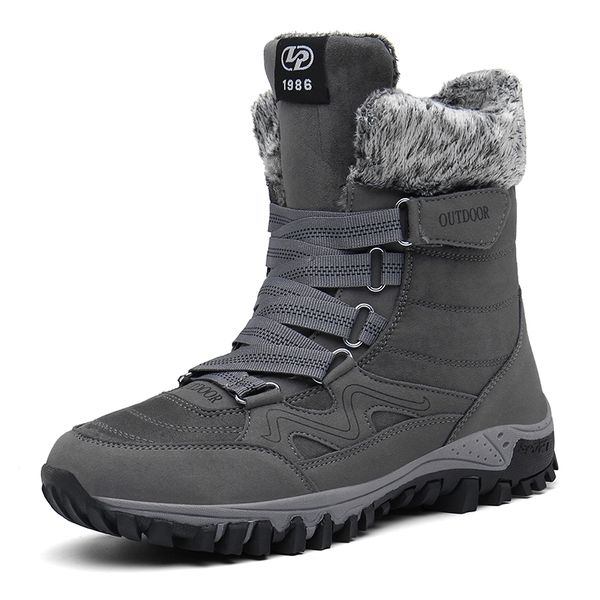 

ywygmz snow boots men mid-calf outdoor men winter patent boots waterproof keep warm high botas hombre #ay5f