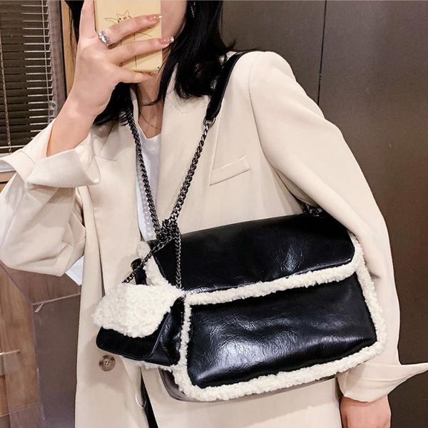 

урожай площадь crossbody мешок 2020 новое качество кожа pu женщин сумки конструктора высокая емкость цепи плеча мешок