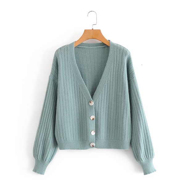 

2021 new autumn europe and the united states women's contracted joker ladies cardigan sweater knitting unlined upper garment sh24, White;black