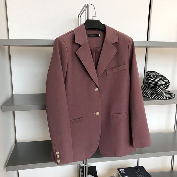 

2021 new autumn turn down collar blazer vintage ladies coat feminino for women clothes q8rk, White;black