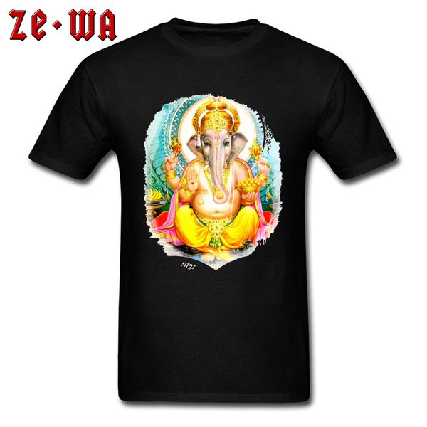 

ganesha print t shirt men elephant god design t shirts mens clothes hinduism family custom black tees xs sport hooded sweatshirt hoodie