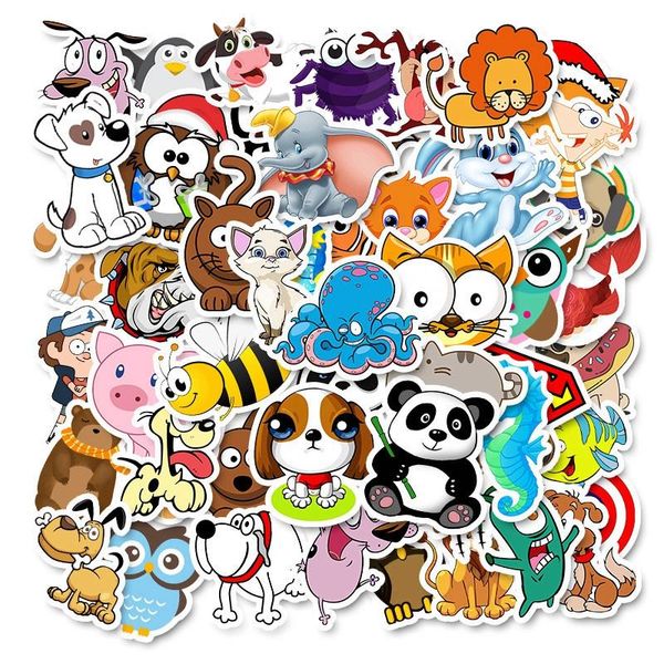 

35 50pcs cute cartoon girl sticker pack scrapbook guitar lapstiker skateboard graffiti waterproof suitcase anime sticker bbyrwg