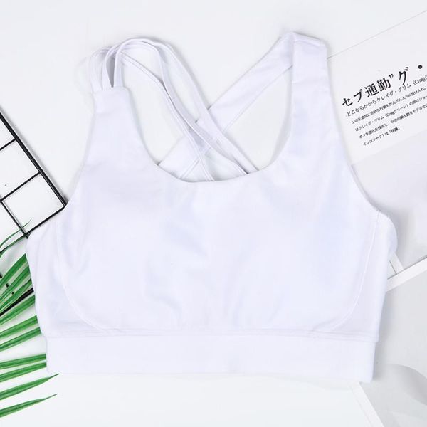 

gym clothing sports bra women wire quick shockproof yoga running vest workout fitness sportswewar, White;black