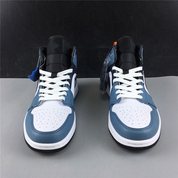 

with box 2020 mens and womens outdoor shoes blue the great 1s mid fearless for men sports trainers navy white