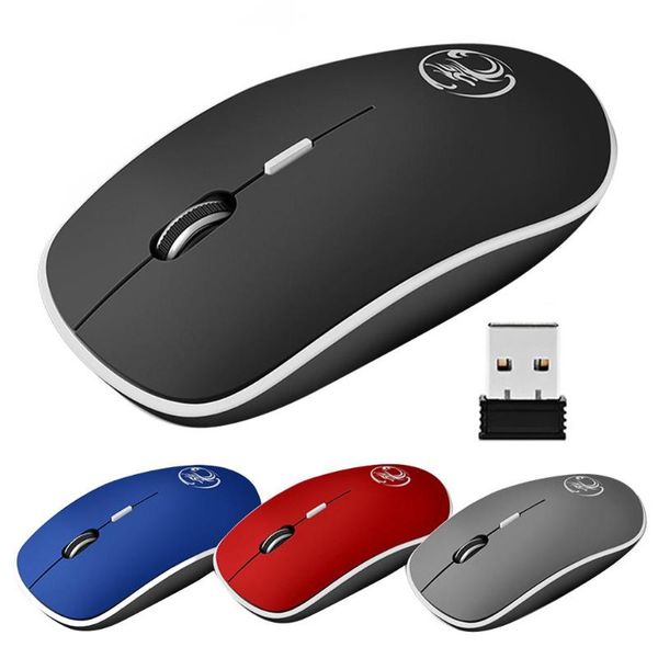 

wireless mouse wireless computer mouse ergonomic silent mice mini pc mause 2.4ghz usb optical 1600dpi 4 buttons for laptop