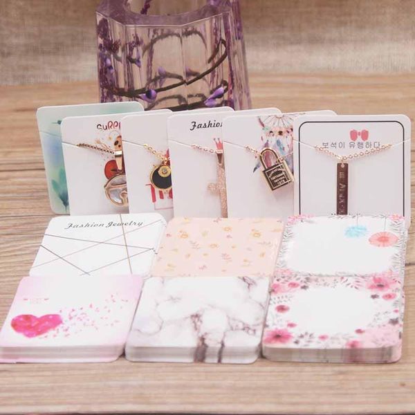 

gift wrap sale arrival 5*5cm fashion jewelry charms/ pendant /necklace package paper card mix styles l3*3cm stud earring hang tag