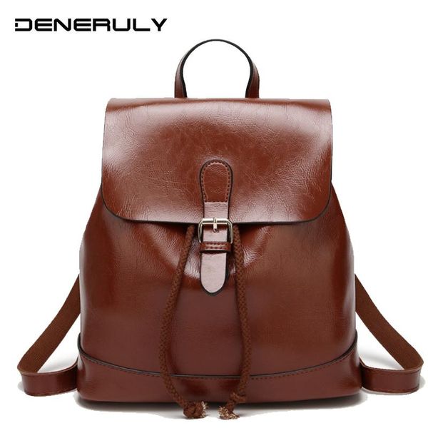 

backpack style soft leather women pu backpacks for teenage girls black mochila feminine large capacity bag 2021