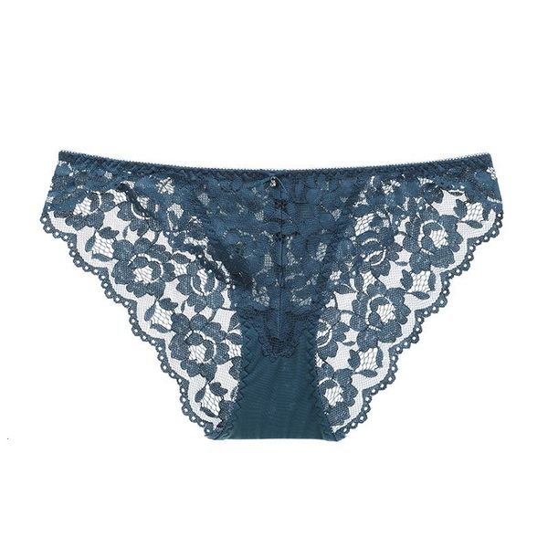 

new women's underwear breathable lace transparent low waist briefs, Black;pink