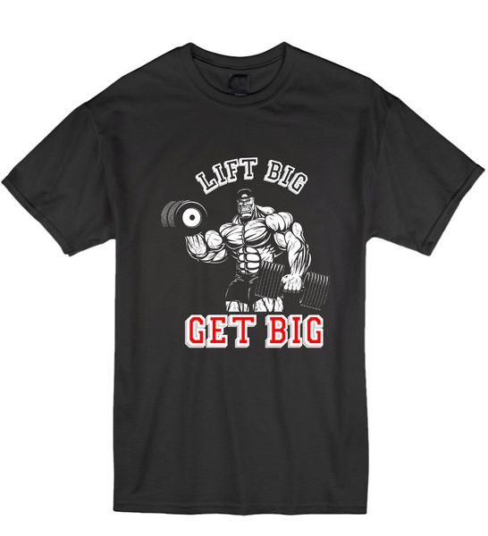 

2019 brand homme tees print men harajuku lift big get big funny lift weights gymer muscle t shirt sport hooded sweatshirt hoodie