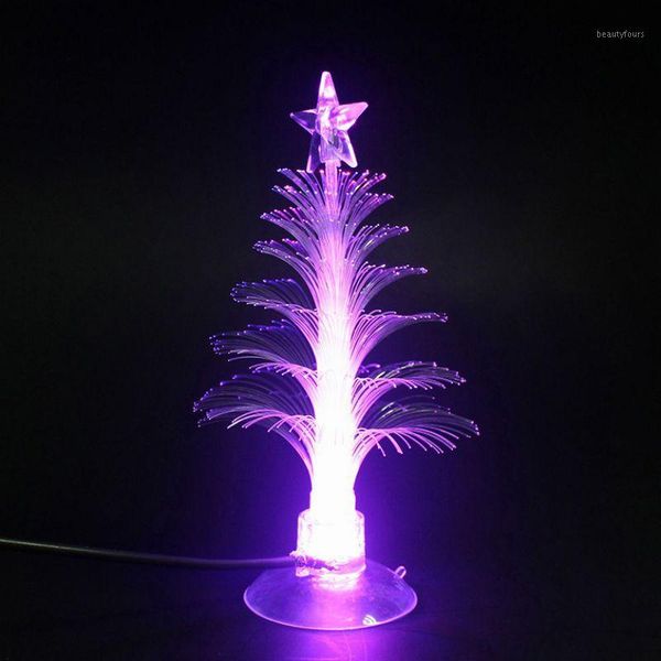 

deskchristmas tree lights home decoration color changing fiber optic night lights1