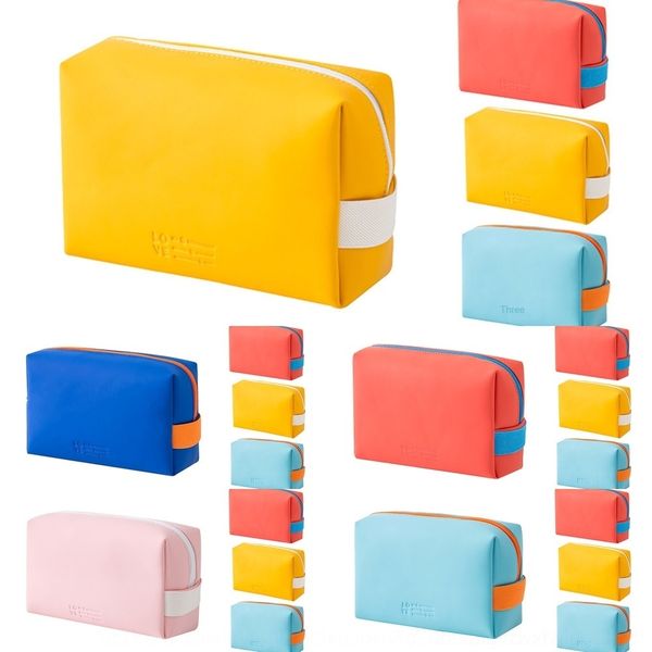 

h8kmu bag 2020pu european cal1t color storage cosmetic women's pocket change storage bagcosmetic bag leather new candy