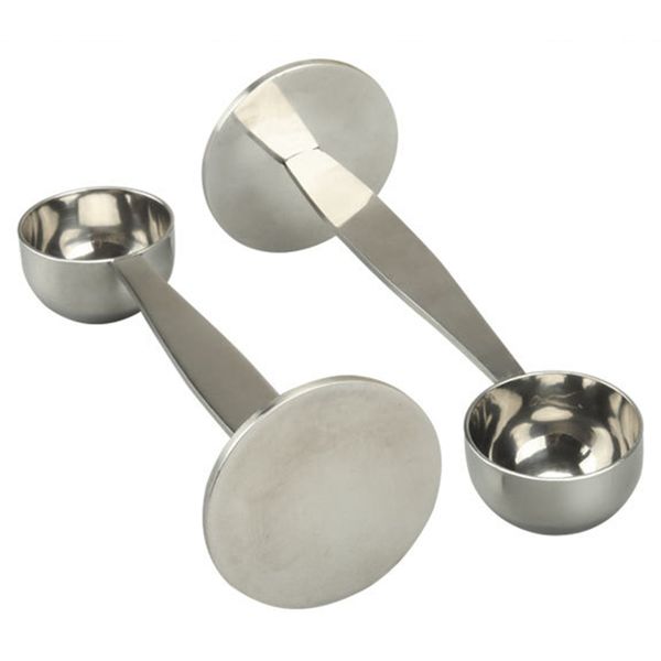

201 stand coffee powder measuring tamper spoon stainless steel & tea tools q0109