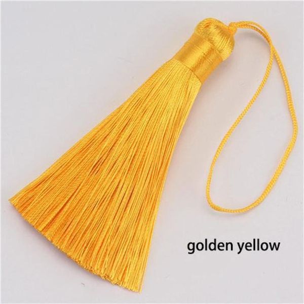 

2pcs pack 8cm silk tassel fringe curtain brush diy craft tassel fringe trim for curtains jewelry diy wedding home decor accessor h jllgqy