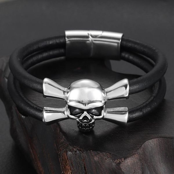 

2 шт. из нержавеющей стали соединители черепа 2 2 отверстие 5 мм для diy punk charms bracte reblics jellding connect connect parts, Bronze;silver