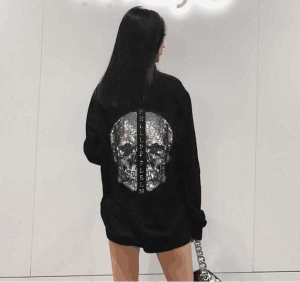 

new female fashion hoodie winter upper girl size big weatshirt kr35, Black