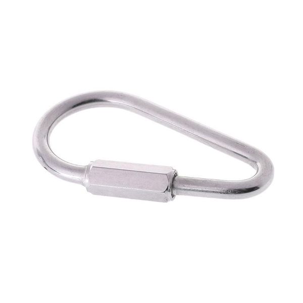 

304 stainless steel carabiner with lock quick hang hook chain connecting buckle 'zt 304 s jllizy