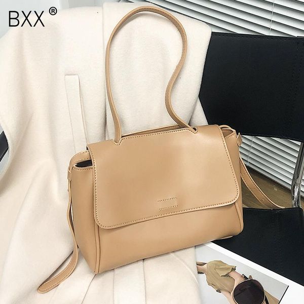 

bxx] casual high capacity pu leather crossbody bags for women 2020 winter shoulder handbags female travel totes hand bag ho784