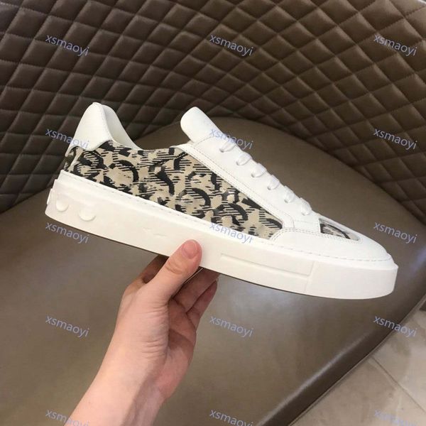 

2021 new trend design herren schuhe trainer turnschuhe freizeitschuhe hufeisen fubabdrucke chaussures inluxe espadrilles grobe grobe 38-45, Black;red