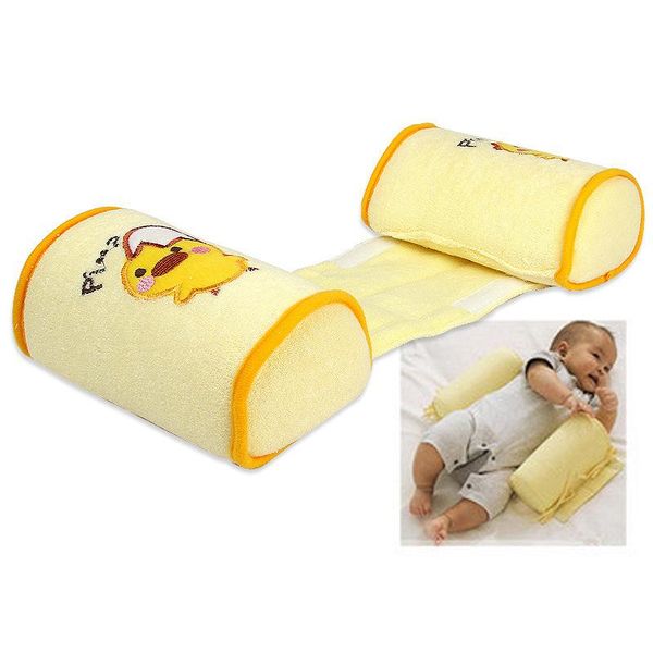 

comfortable cotton anti roll pillows lovely baby toddler safe cartoon sleep head positioner anti-rollover for baby bed