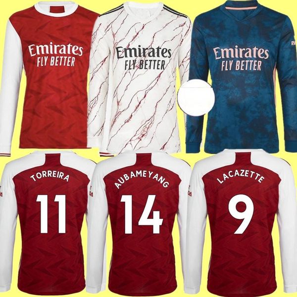 

20 21 long sleeves soccer jersey 2020 2021 pepe nicolas ceballos henry guendouzi sokratis maitland-niles tierney football shirt uniforms, Black;yellow