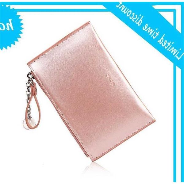 

dhl 50pcs fashion women pu laser pure short coin purses 5colors