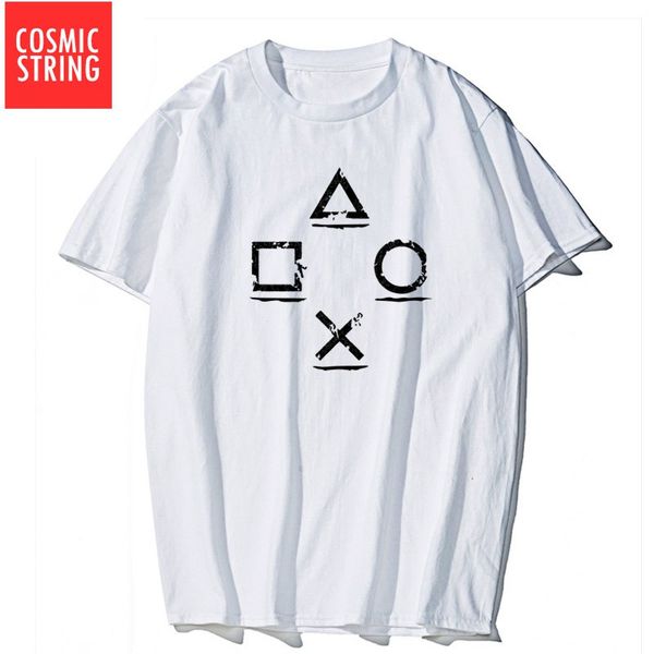 

cosmic string o neck short sleeve game print casual summer tshirt o neck male tees sport hooded sweatshirt hoodie men t shirt